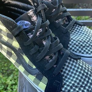 Vans Plaid Colorful Hi Tops